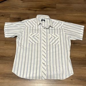 Vintage Wrangler Western Style Button Up Shirt Sleeve Shirt